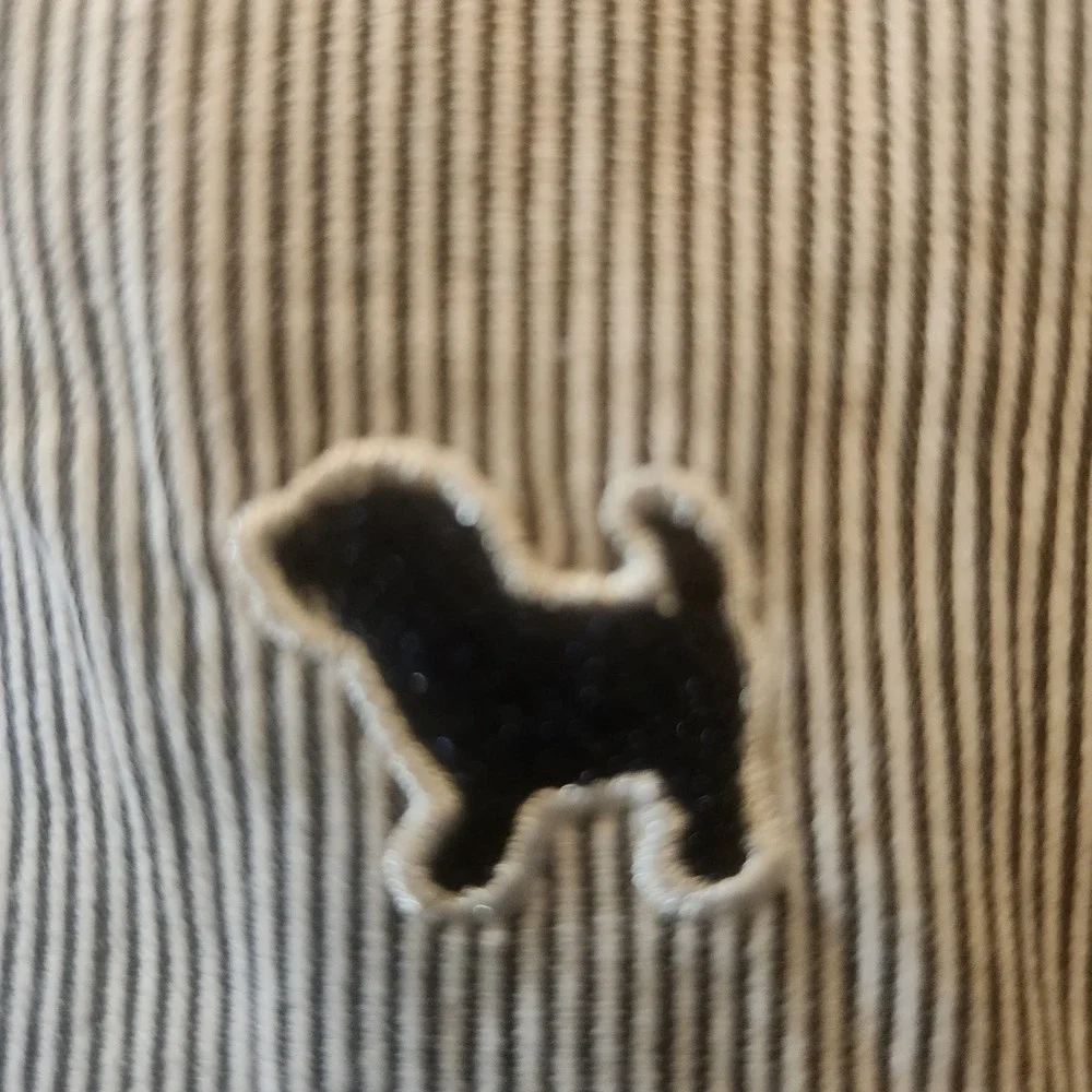 Unbranded Flat Cap Kids 46 Grey White Excellent Striped Newsboy Puppy Hatp